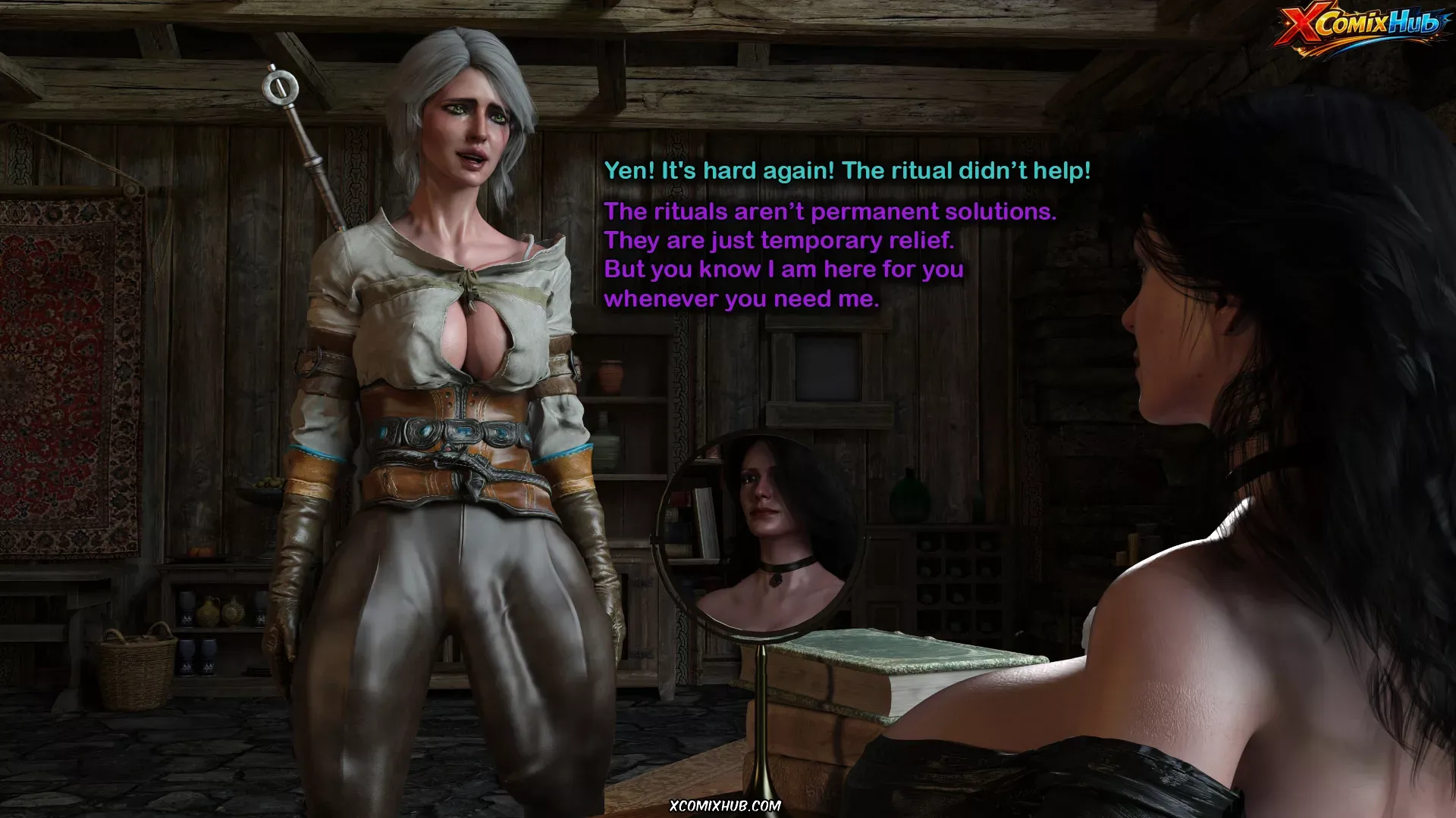 Yennefer's Ritual Serge3dx 301 Comic Page 301